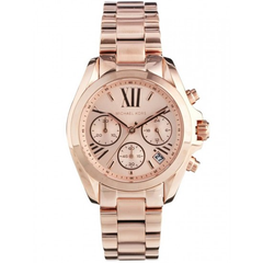 Michael Kors Ladies Rose Gold Plated Bracelet Watch MK5799