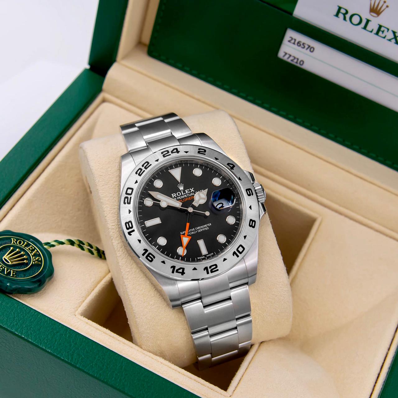Rolex Explorer Automatic — zoomed view