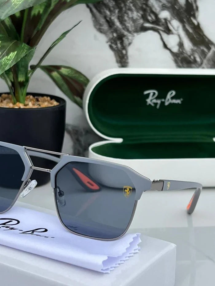 Ray ban METALMETAL GREY BLACK UV-400 SUNGLASSES