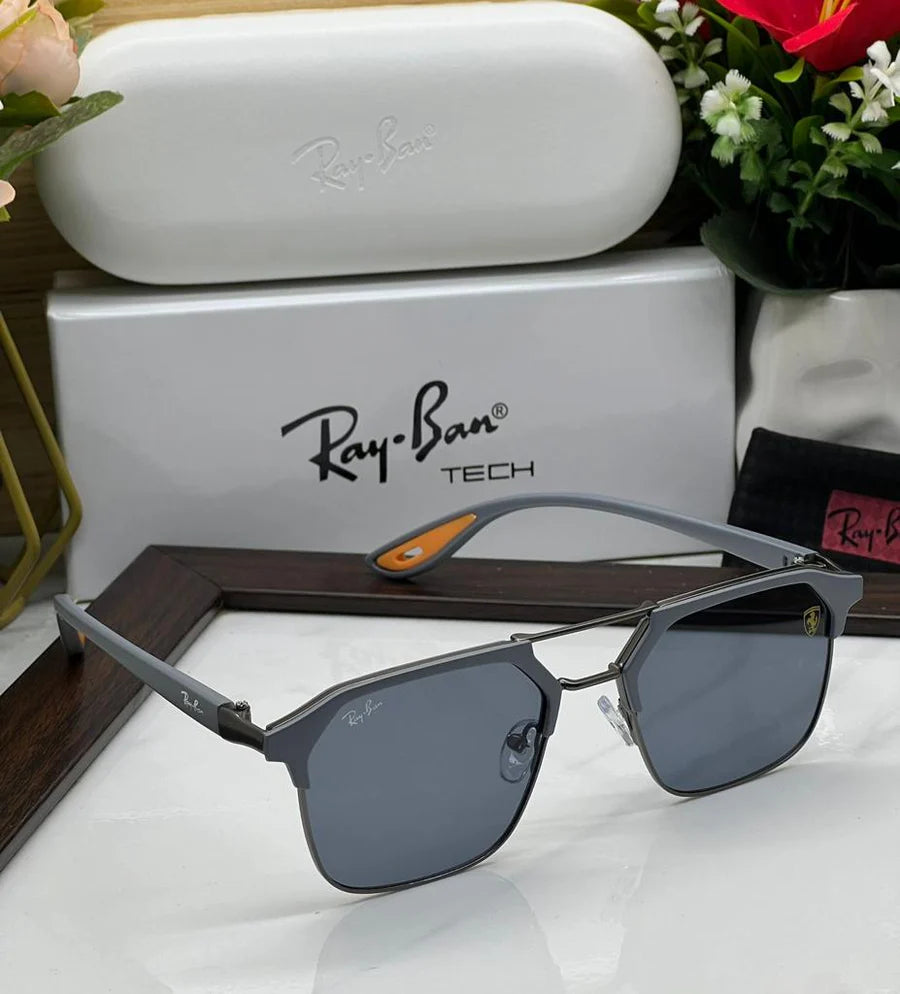 Ray ban METALMETAL GREY BLACK UV-400 SUNGLASSES