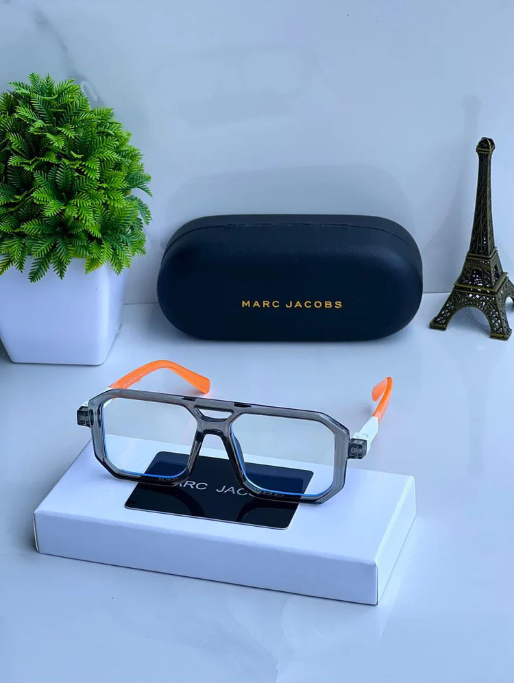 MJ 6125 WHITE GREY TRANSPERANT MENS UV-400 SUNGLASSES