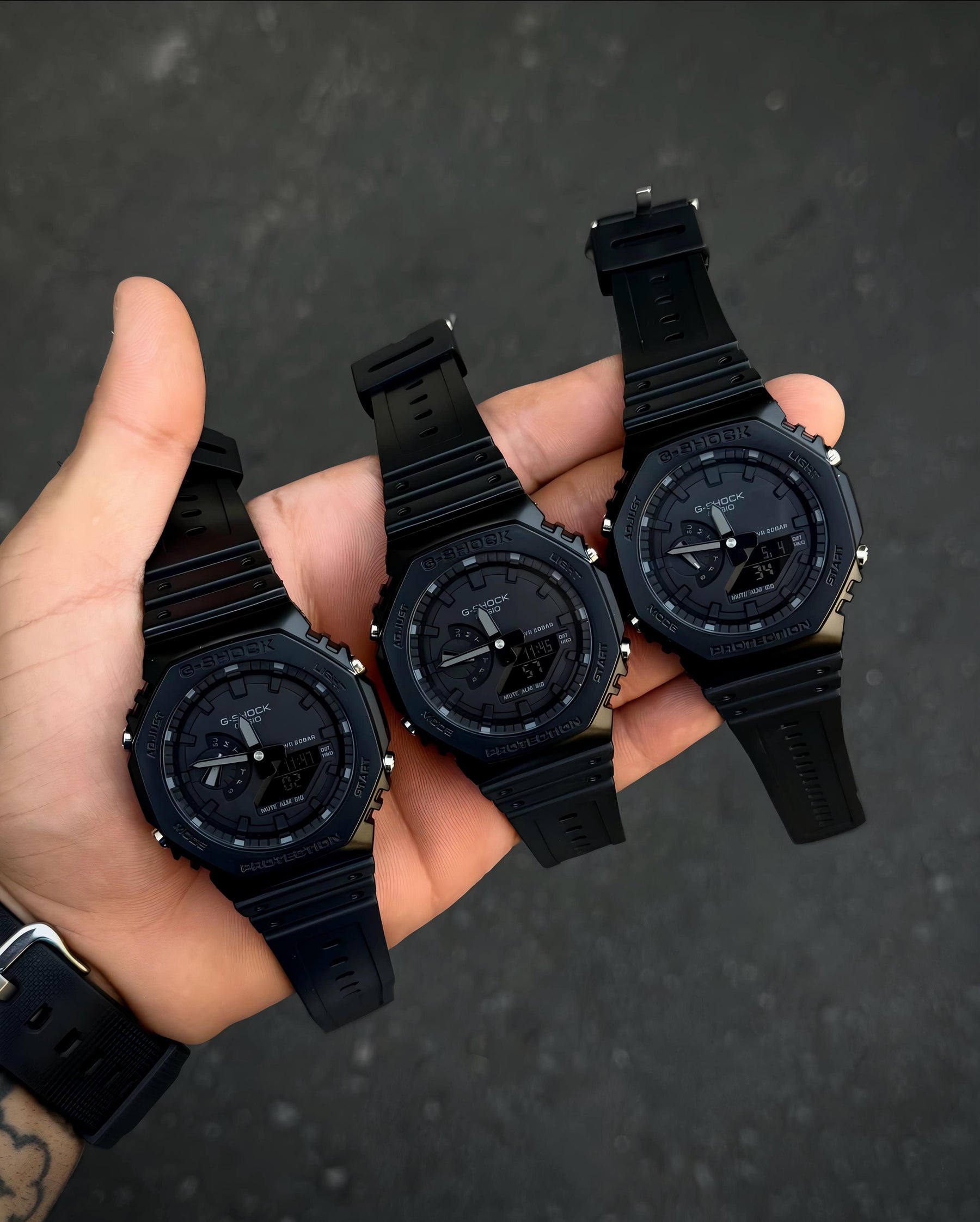 Casio G-Shock Men's GA-2100-1AER G-Shock Quartz — zoomed view