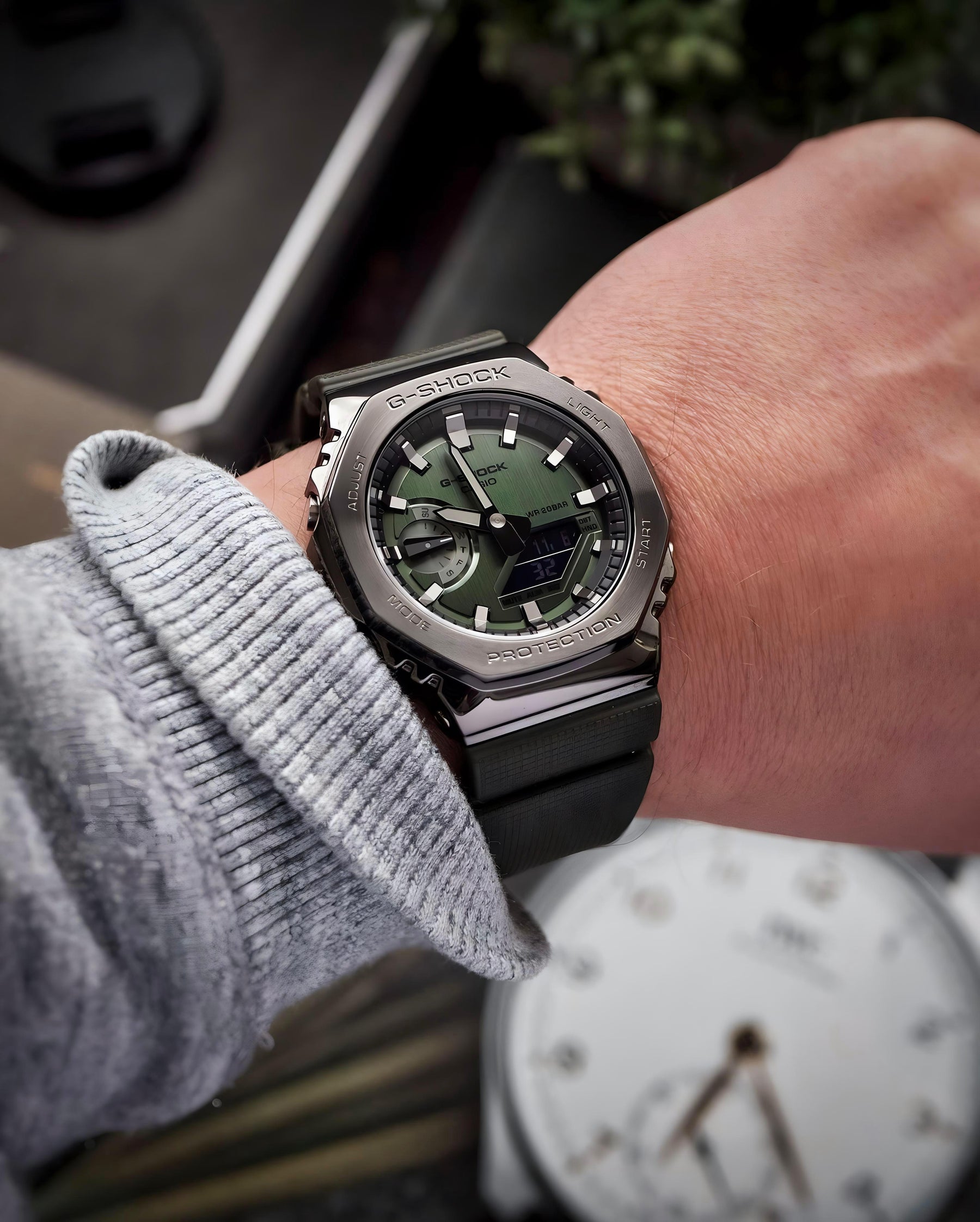 G-Shock Green First Copy Watches In India — zoomed view