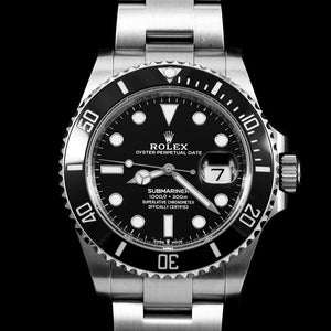 Rolex Sliver &  Black Dial  Submariner