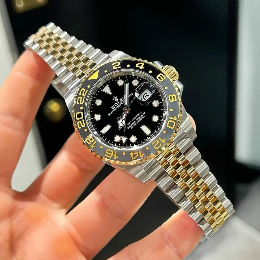 Rolex GMT Oyester Steel  Gold Silver - Automatic
