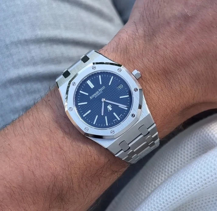 AUDEMARS PIGUET ROYAL OAK SILVER (BLUE DIAL) ANIL KAPOOR