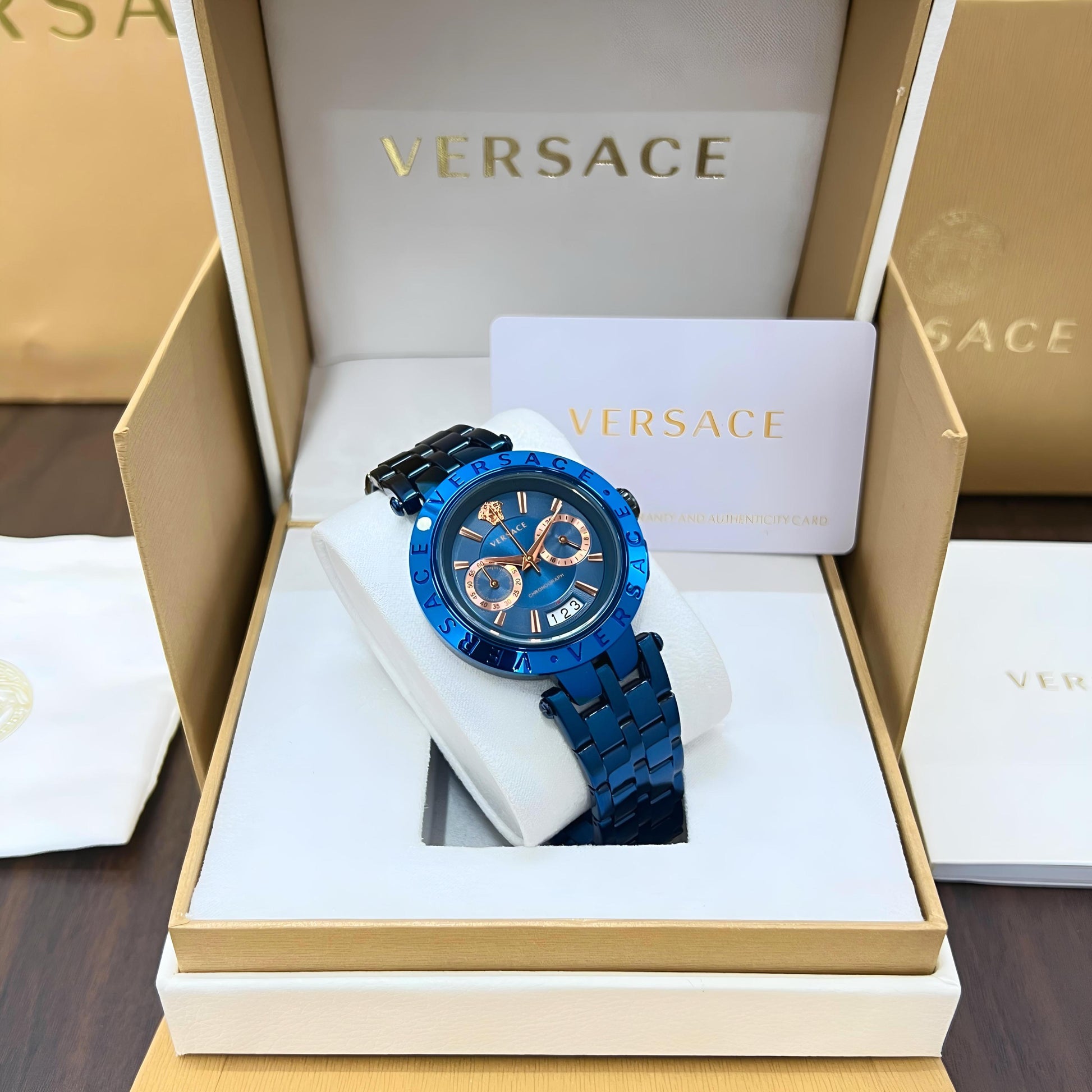 Versace bi-compax chronograph