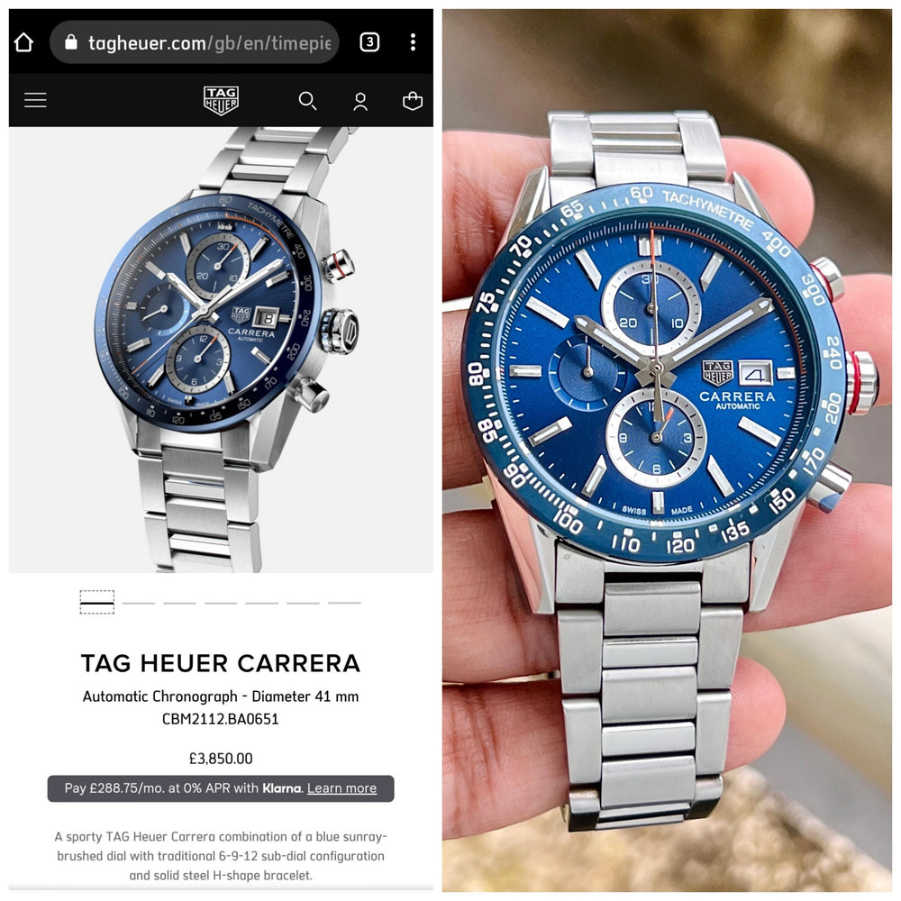 Tag Heuer Carrera Chronograph Premium Original Model 🤩
