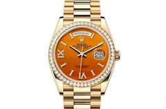 Rolex Oyster, 36 mm, yellow gold and diamonds ETA Swiss Watches