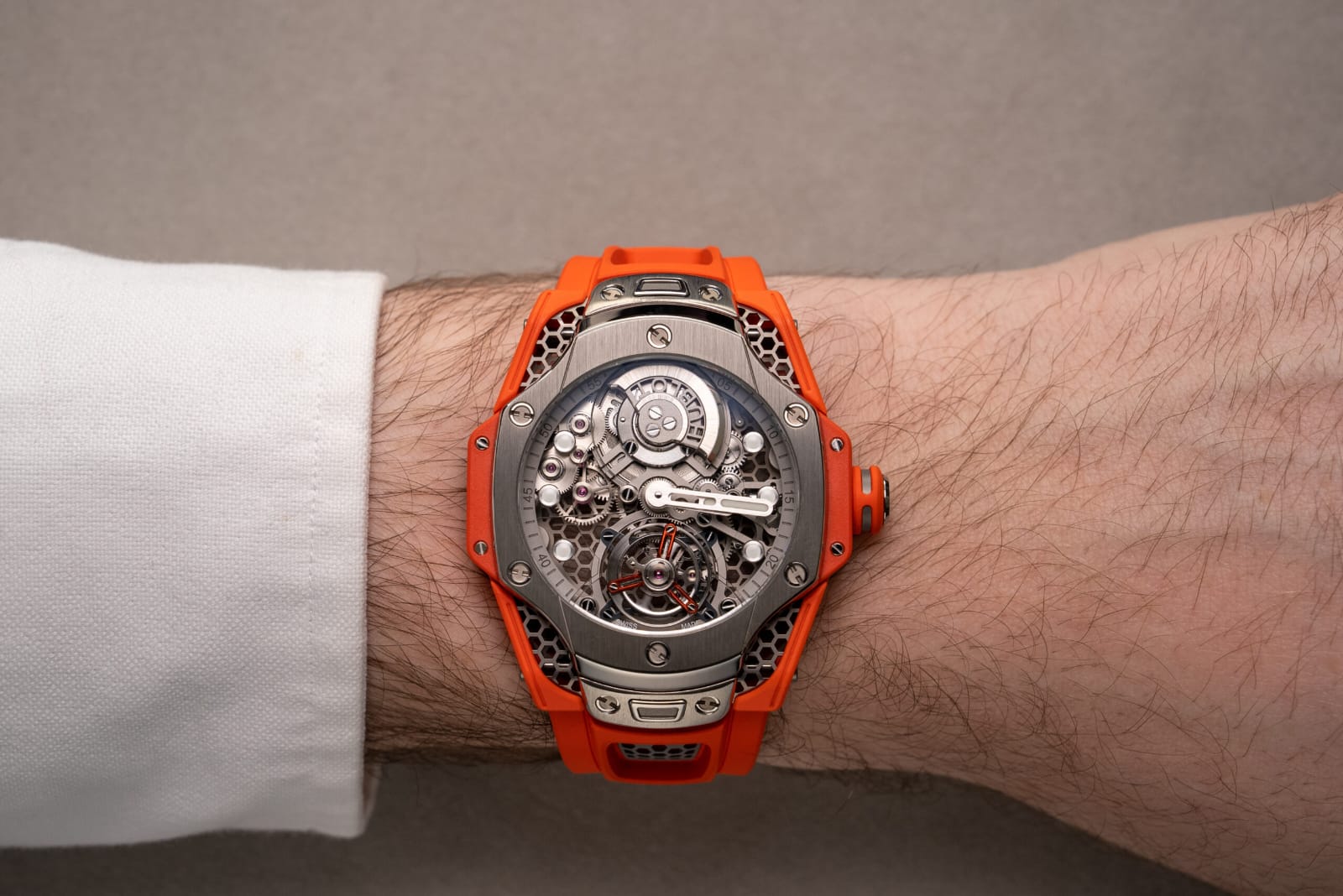 Hublot Tourbillon Big Bang Swiss ETA Automatic Premium — zoomed view