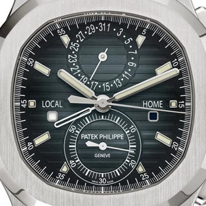 Patek Philippe Nautilus Travel Time Chronograph 5990/1A Blue Dial New