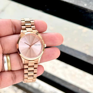 Calvin Klein New & Exclusive Women's Rose Gold series 💯