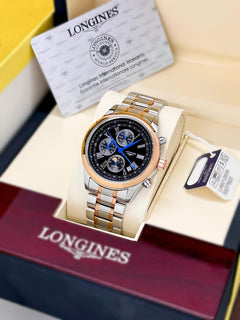 All New & Exclusive Longines Premium Master Collection Rose - Gold Silver Un-boxed🤩