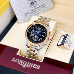 All New & Exclusive Longines Premium Master Collection Rose - Gold Silver Un-boxed🤩