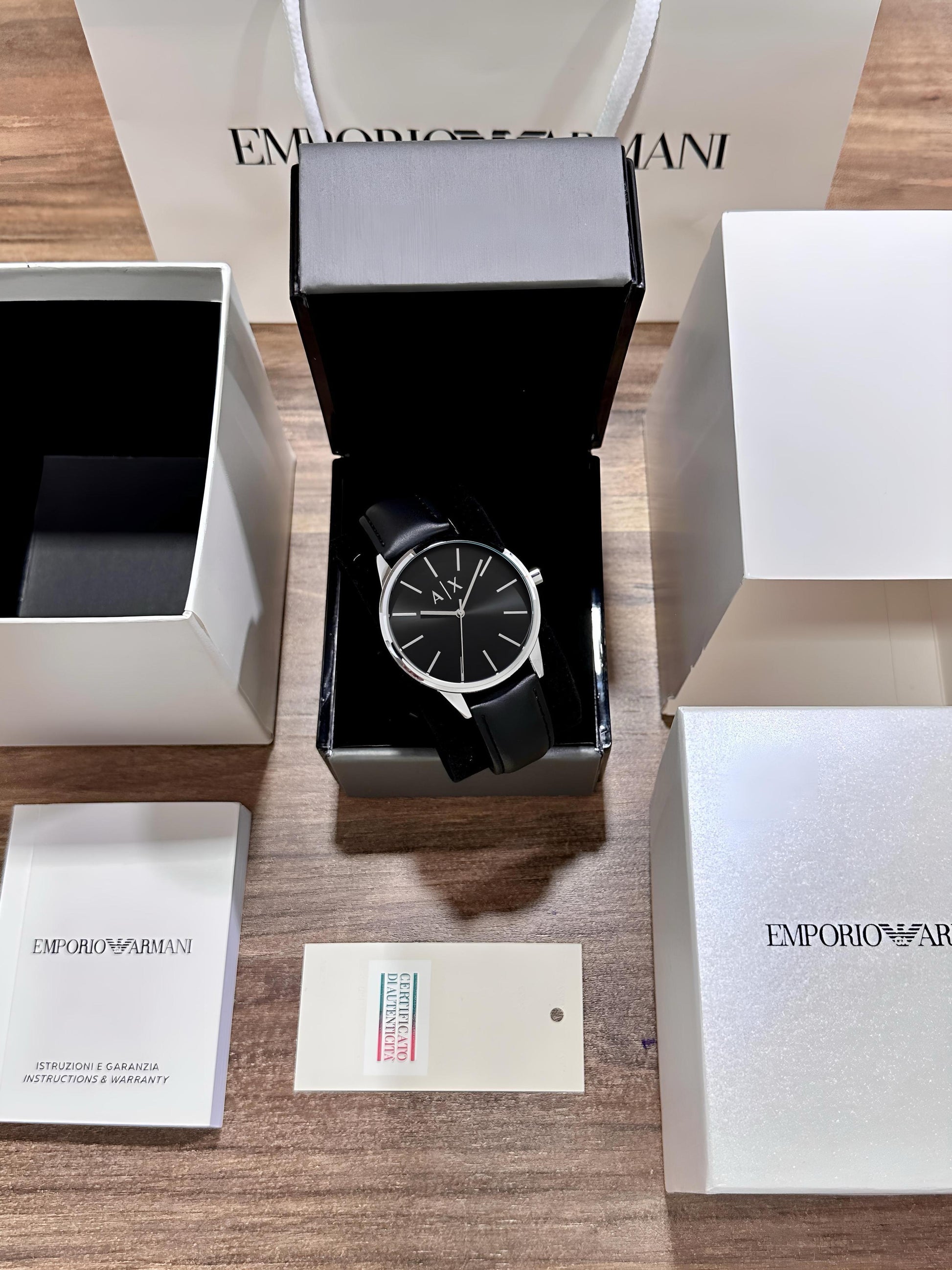 Armani Exchange Black Steel Cayde Revealed & Un-boxed 🤩