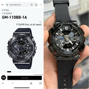 G-shock Black Steel Original Model Series 💯