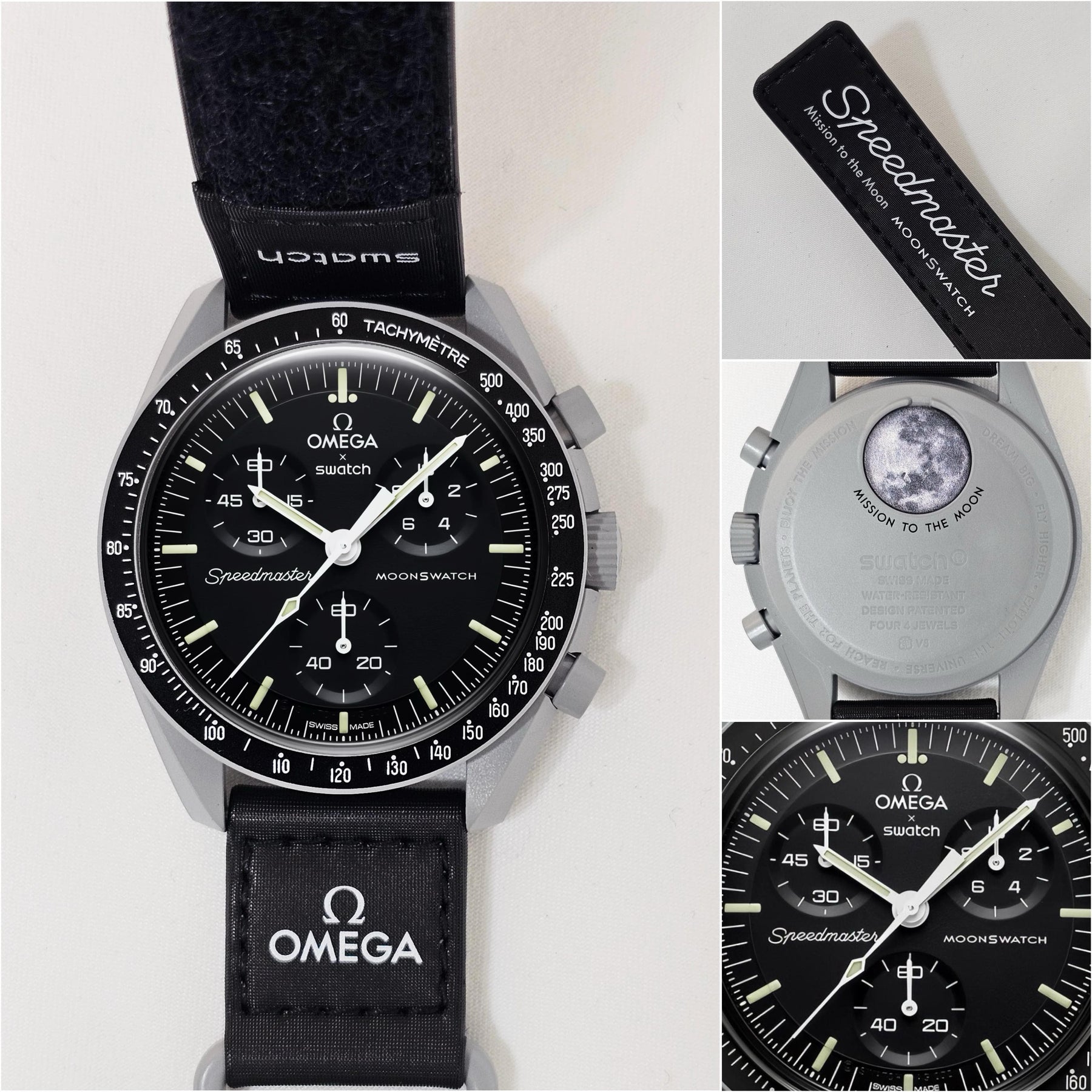 Omega x Swatch Speedmaster MoonSwatch - Mission to the Moon. — zoomed view