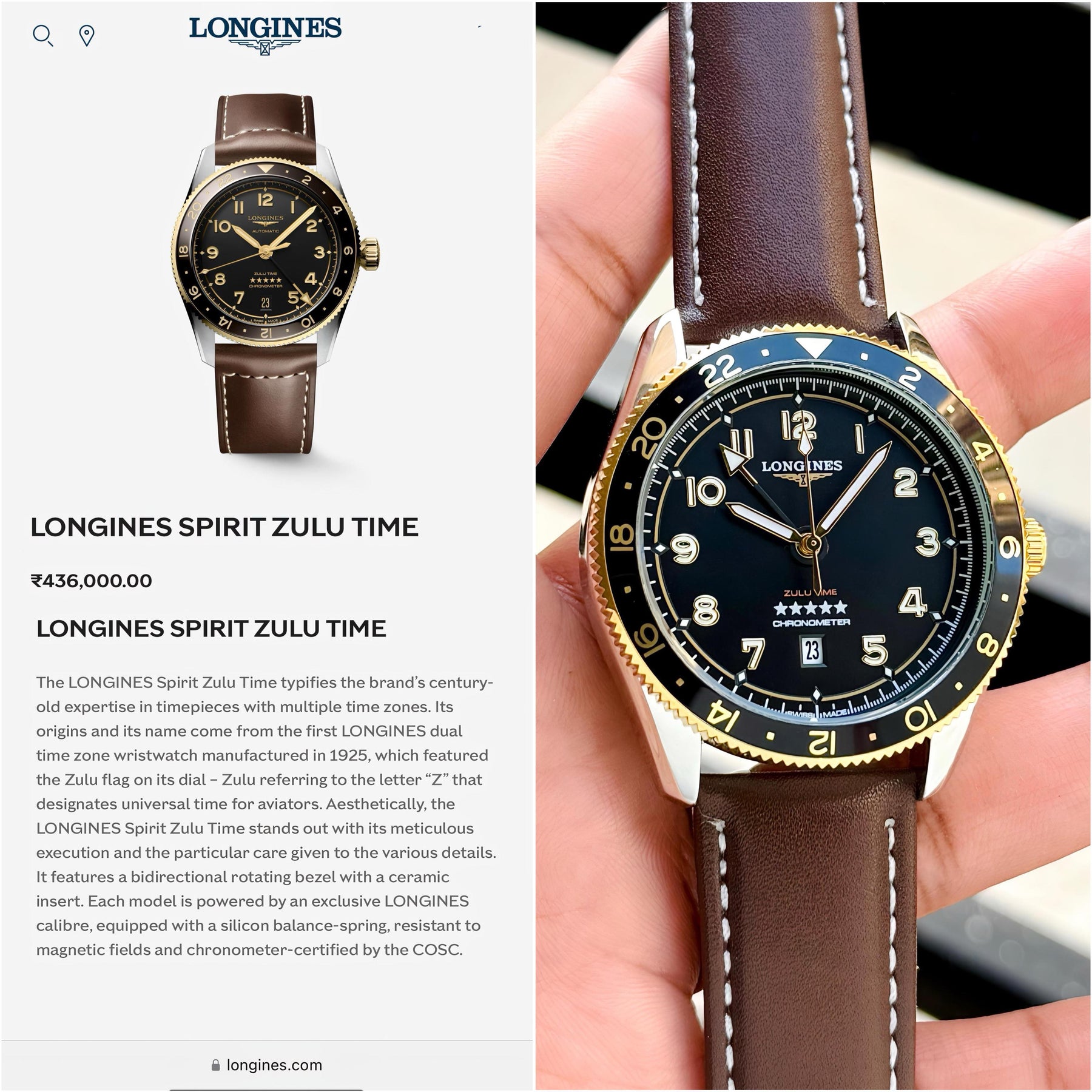 Longines For - Men's  Quality - 7AA Premium Collection — zoomed view
