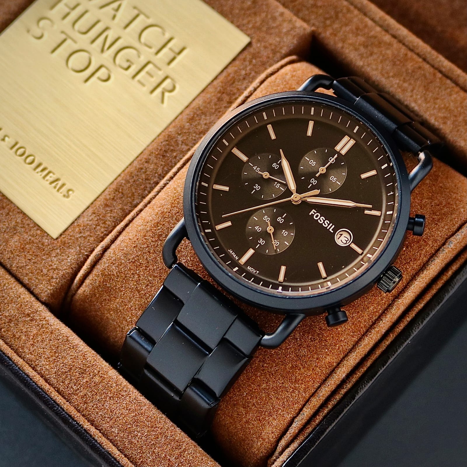 Fossil Commuter Black Edition Mens Watch