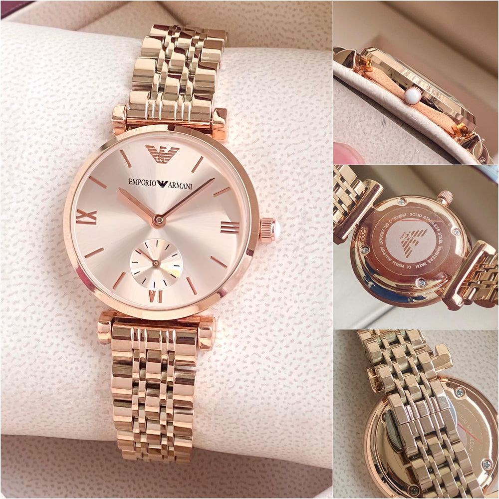 Emporio Armani Rose Gold Elegant And Decent Dial