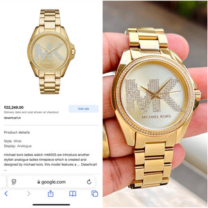 Michael Kors designs Bradshaw Women MK6555