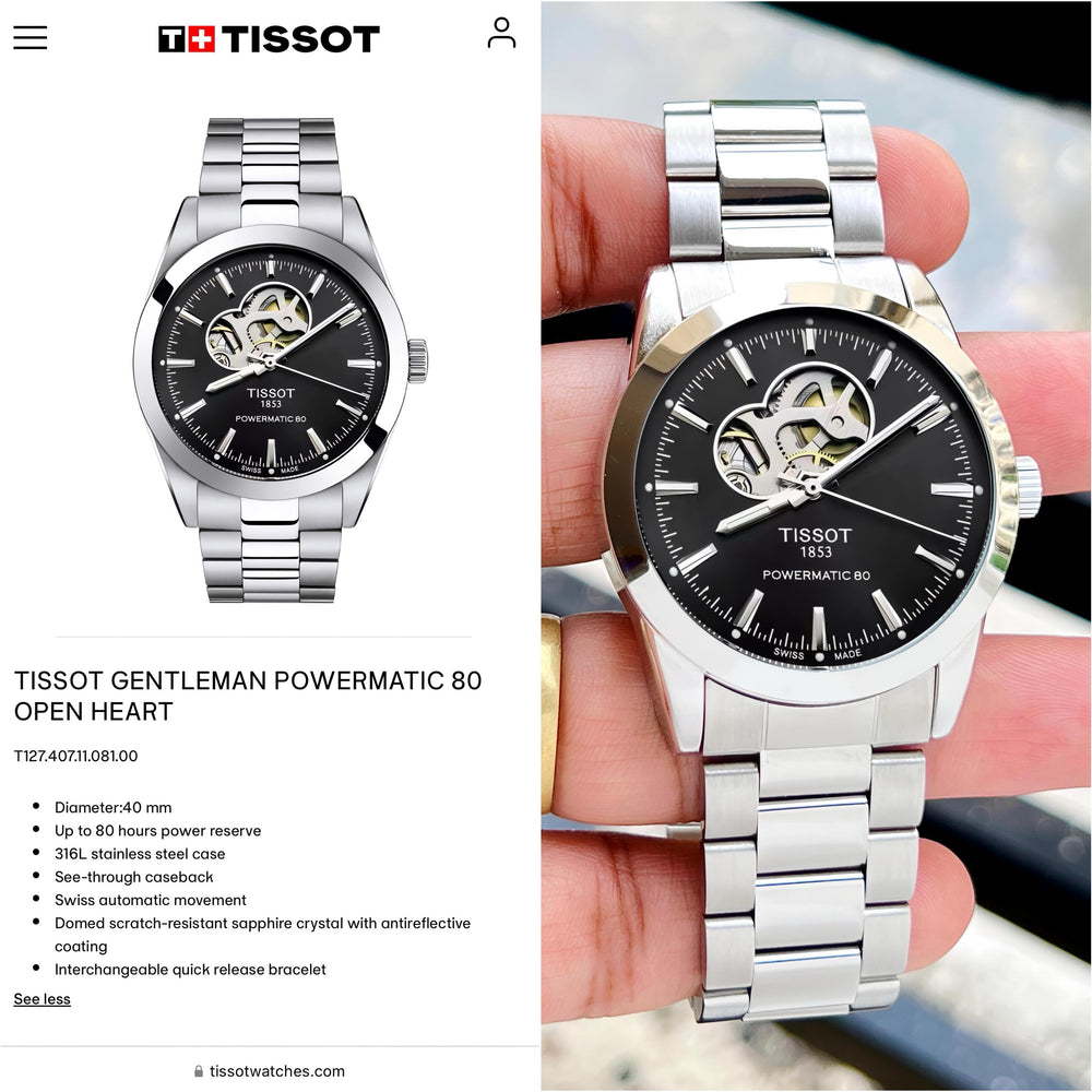 Tissot Gentleman Powermatic 80 Automatic