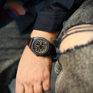 Fossil Brown Automatic Transparent Back Orignal Series