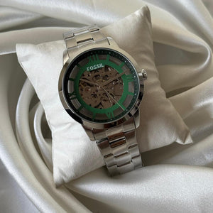 Fossil Green Transparent Back Original Automatic Engine