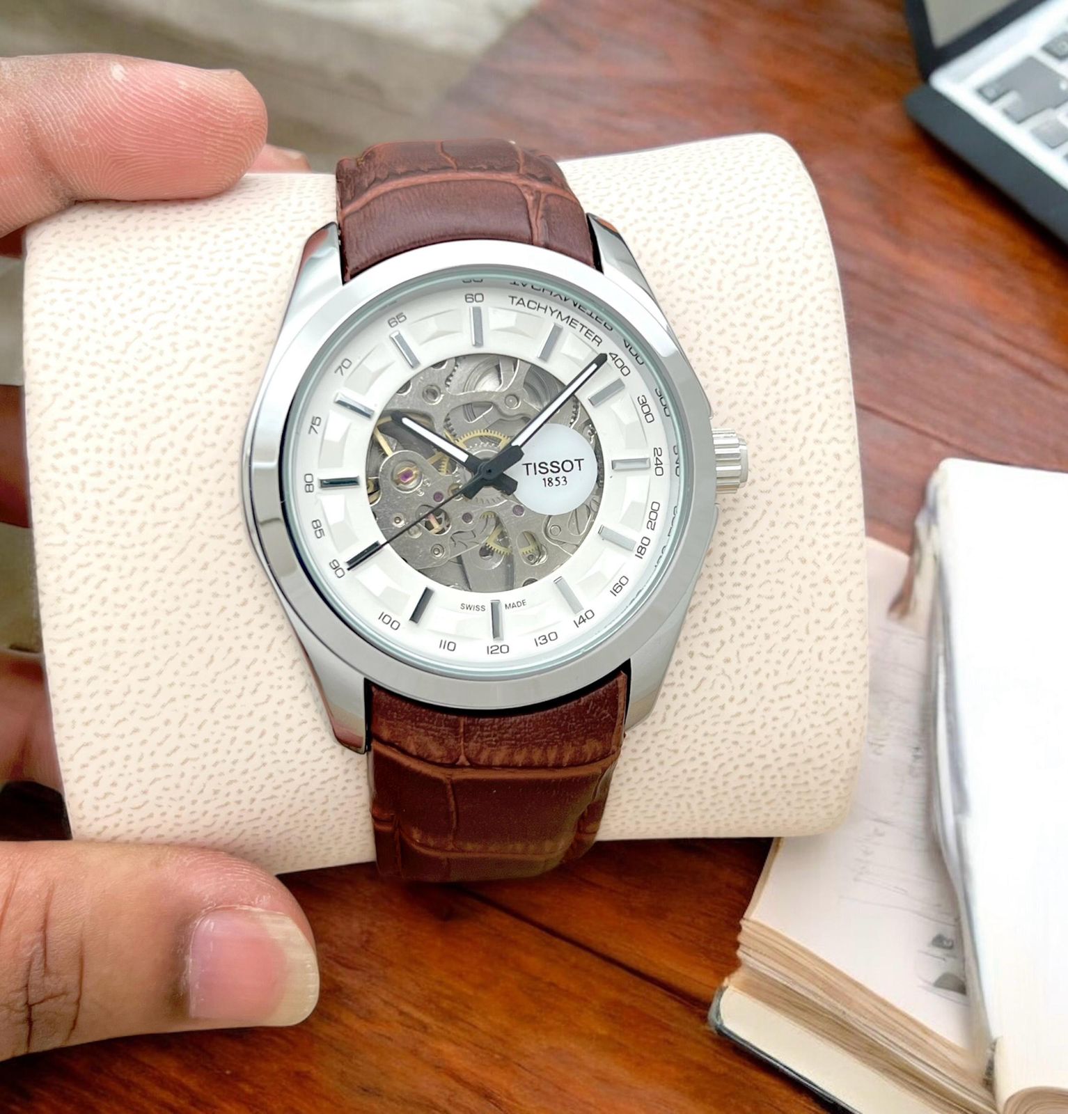 Tissot T-Classic T-complication Squelette Mechanical Manual-winding Skeleton Dial Men's Watch