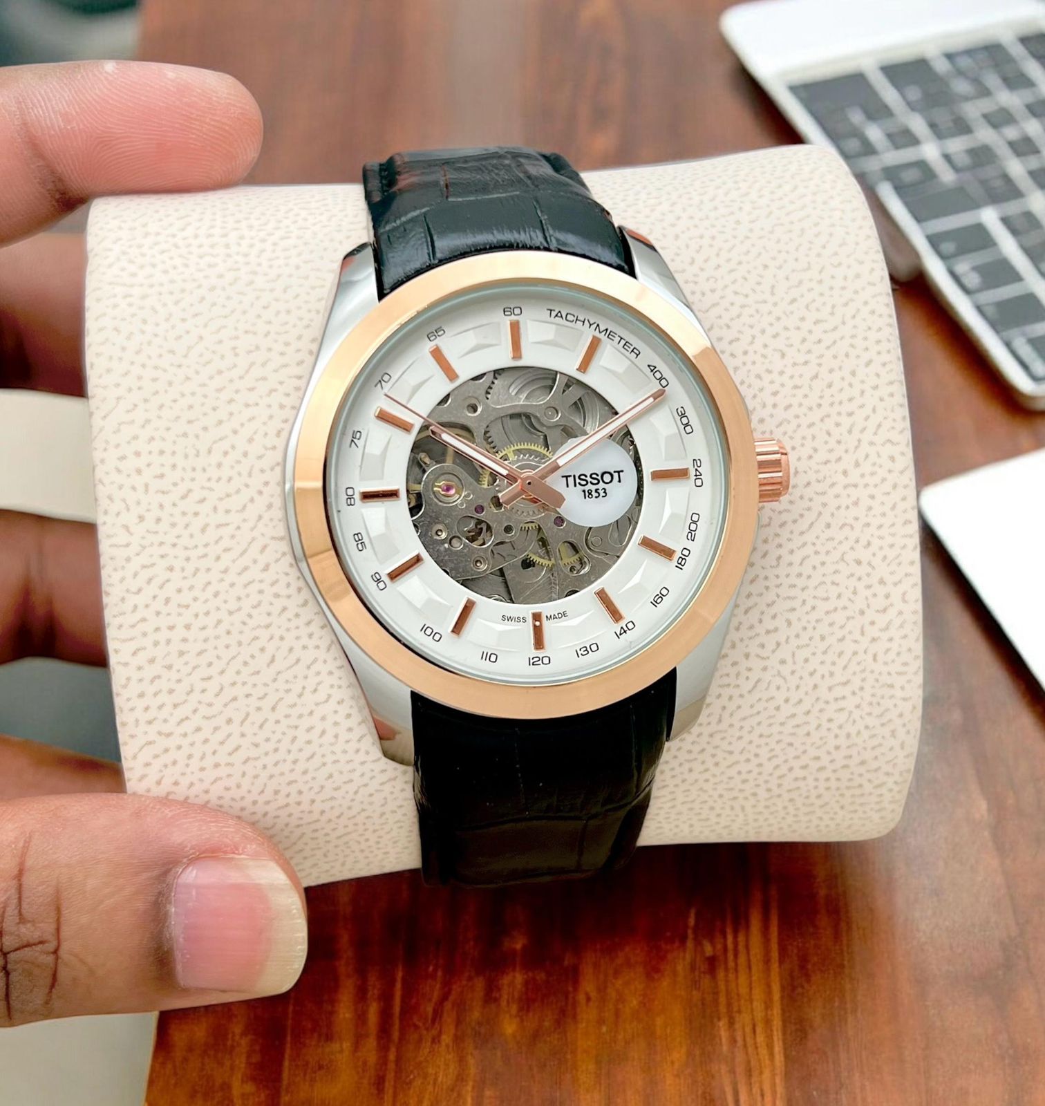 Tissot T-Classic T-complication Squelette Mechanical Manual-winding Skeleton Dial Men's Watch