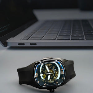 Corum Men’s Watch Full Automatic With Open Back Machine - Black