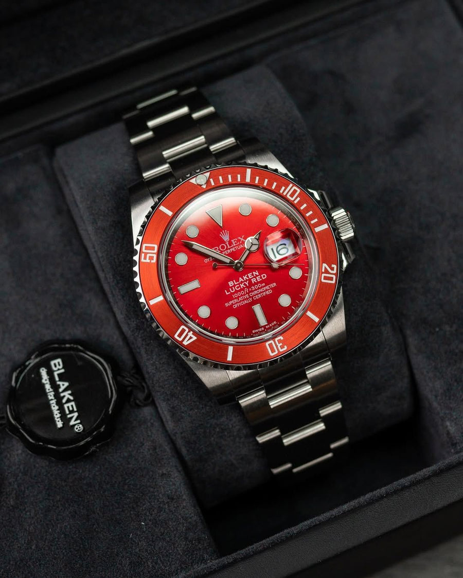 Rolex Submariner Oyster Perpetual Date Red Automatic