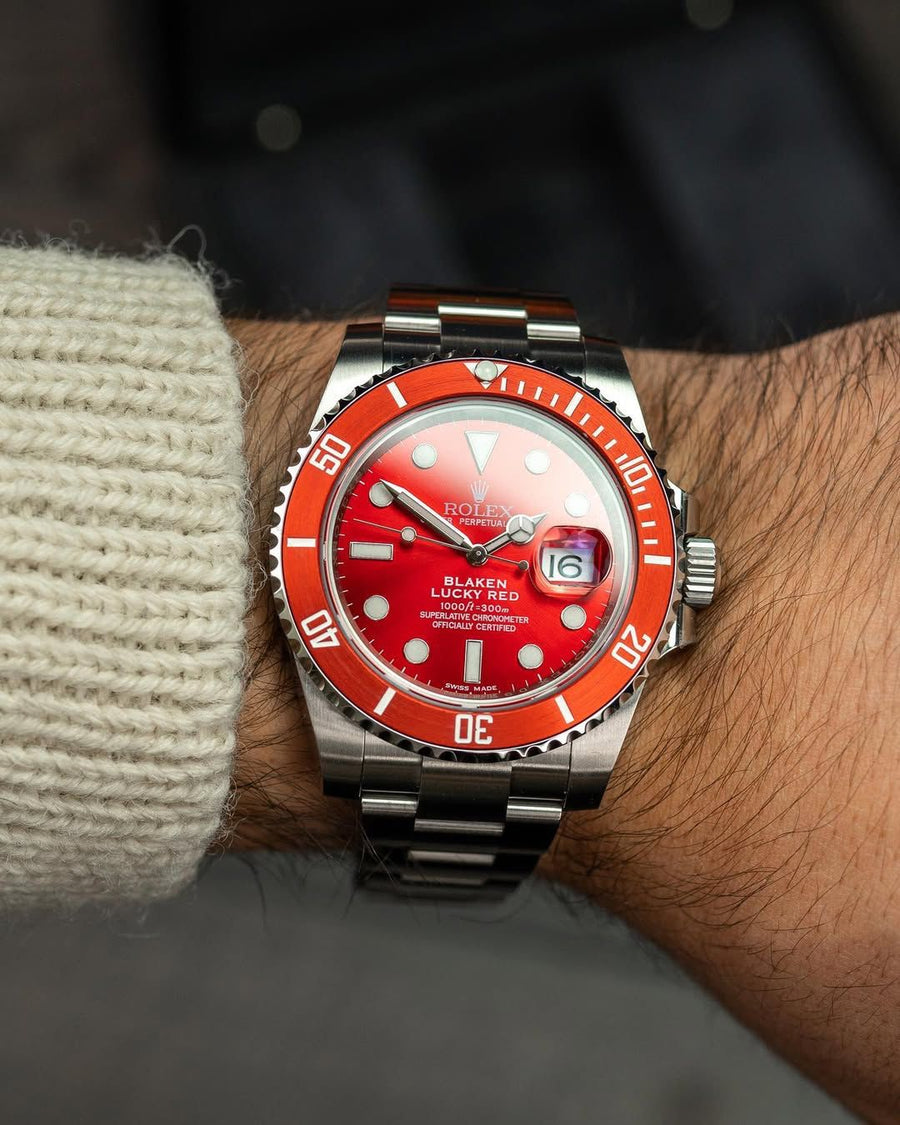 Rolex Submariner Oyster Perpetual Date Red Automatic