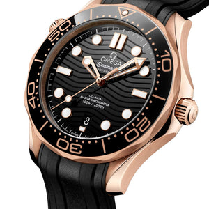 Omega Seamaster Diver 300M all black & Golden