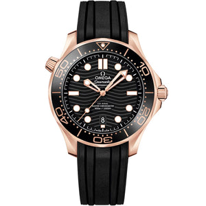 Omega Seamaster Diver 300M all black & Golden