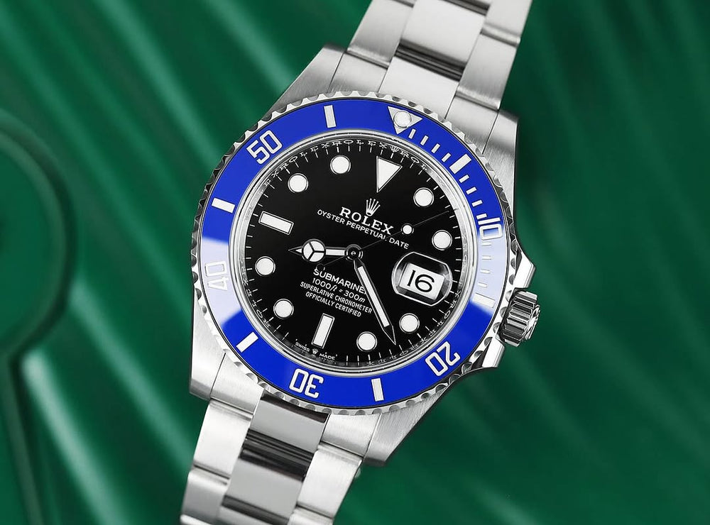 Rolex Submariner Black Dial with Blue rotating bezel
