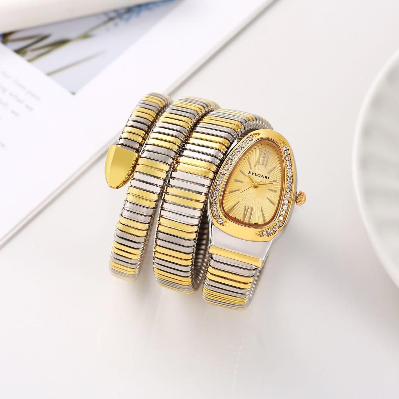 Bvlgari Serpenti Snake Kada Ladies Watch – Timeless Luxury for Women