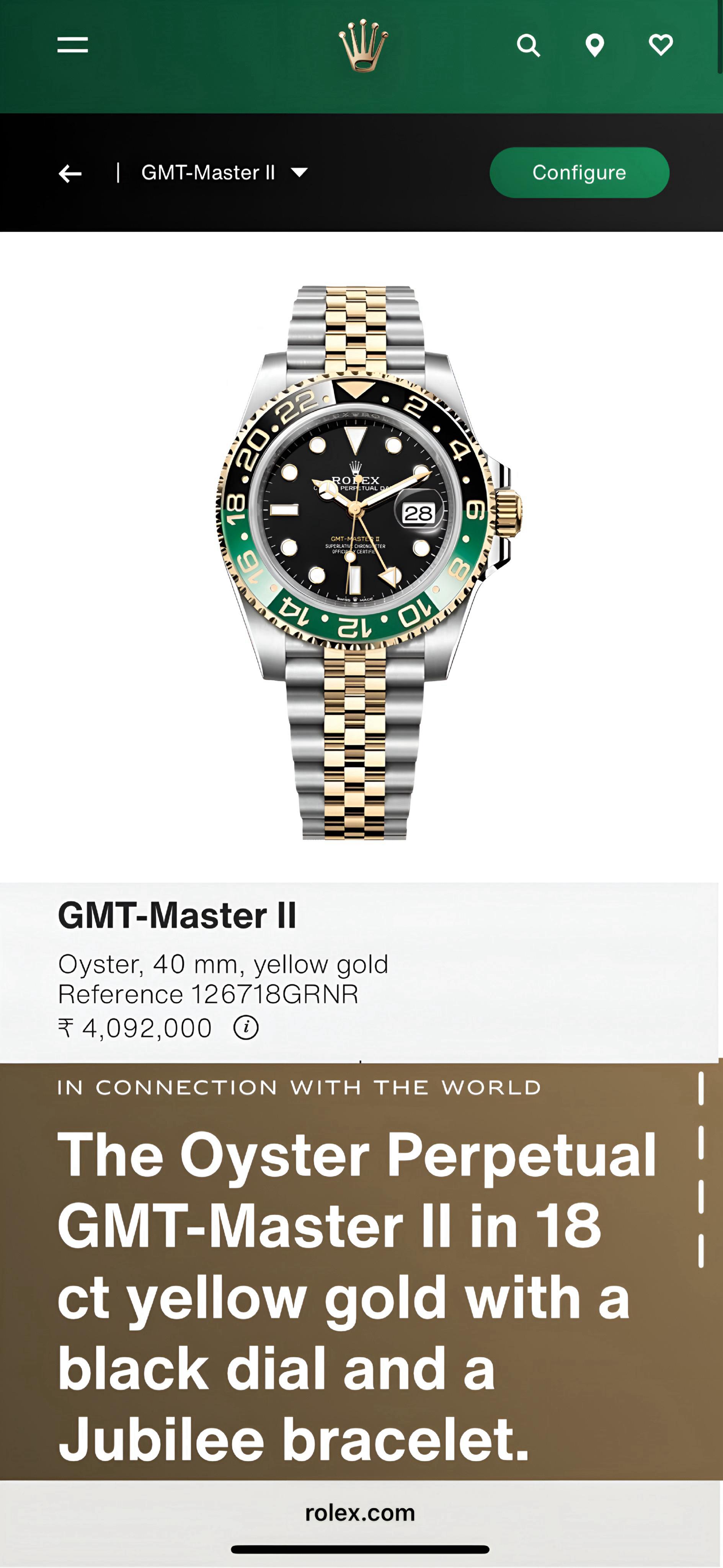 Rolex GMT Sprite 100% Japanese Automatic