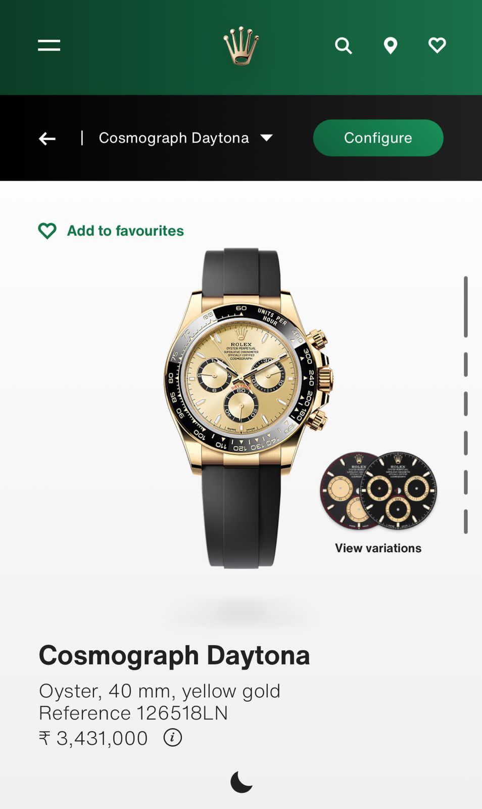 Rolex Oyster Perpetual Daytona