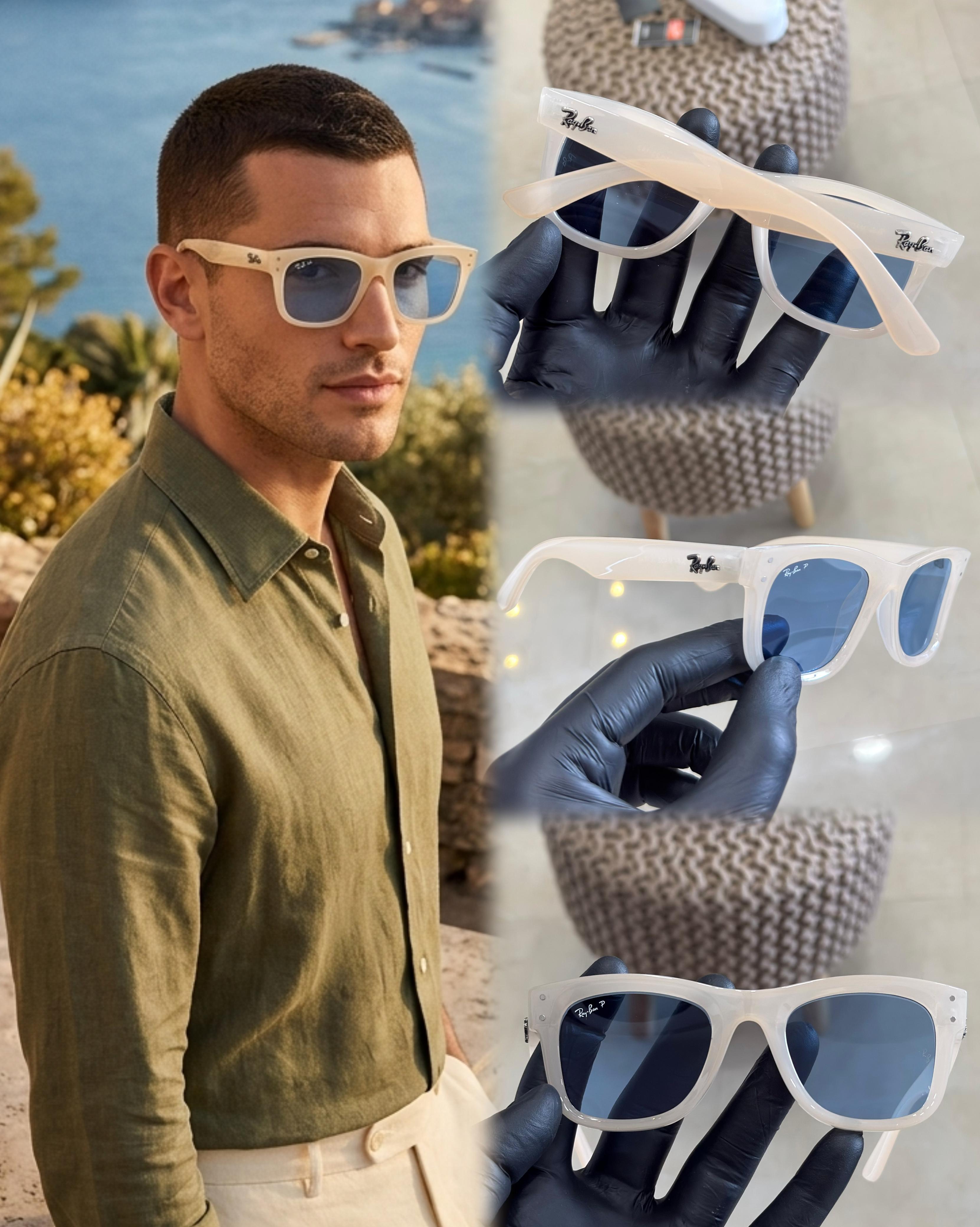 Ray ban WHITE UV-400 SUNGLASSES