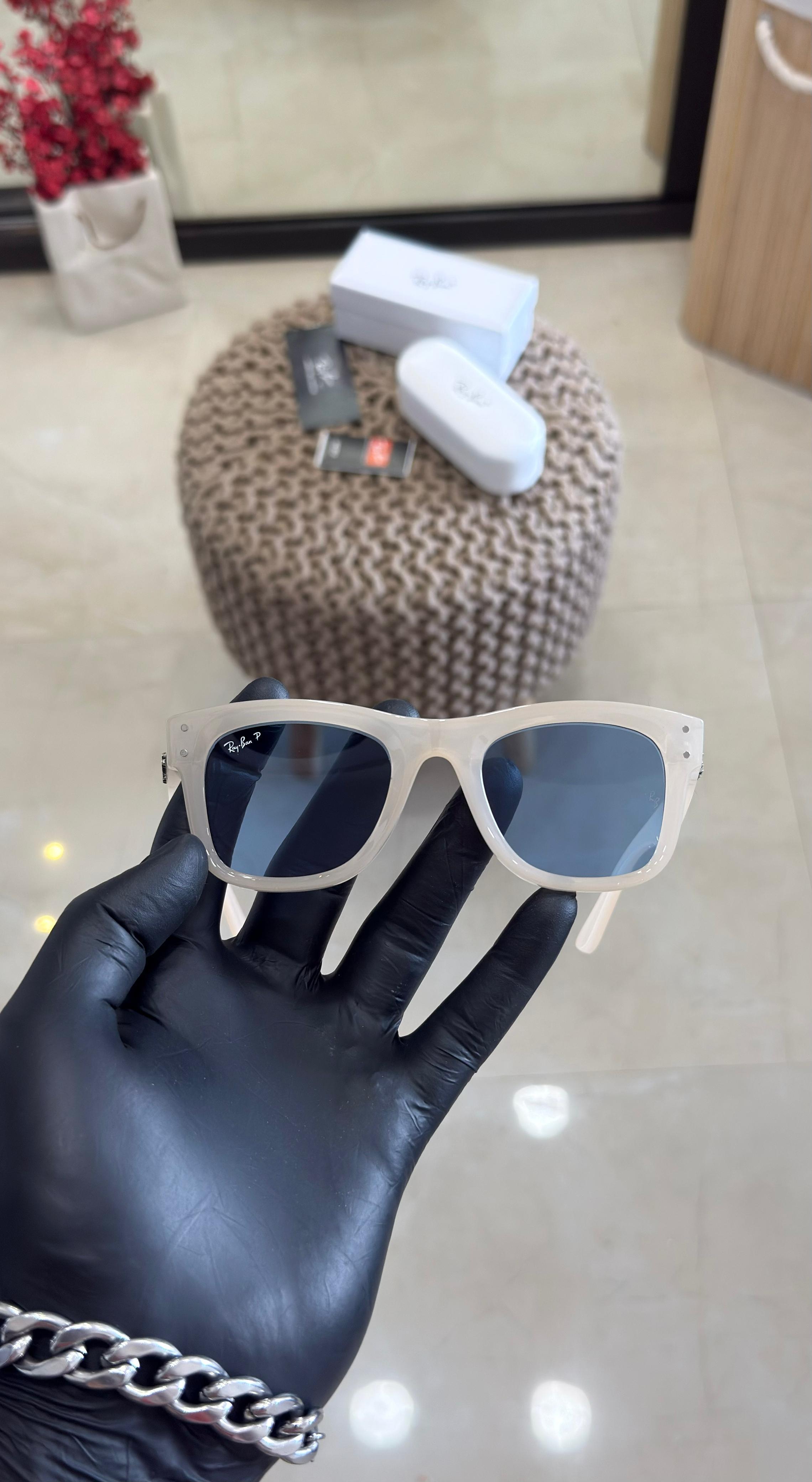 Ray ban WHITE UV-400 SUNGLASSES