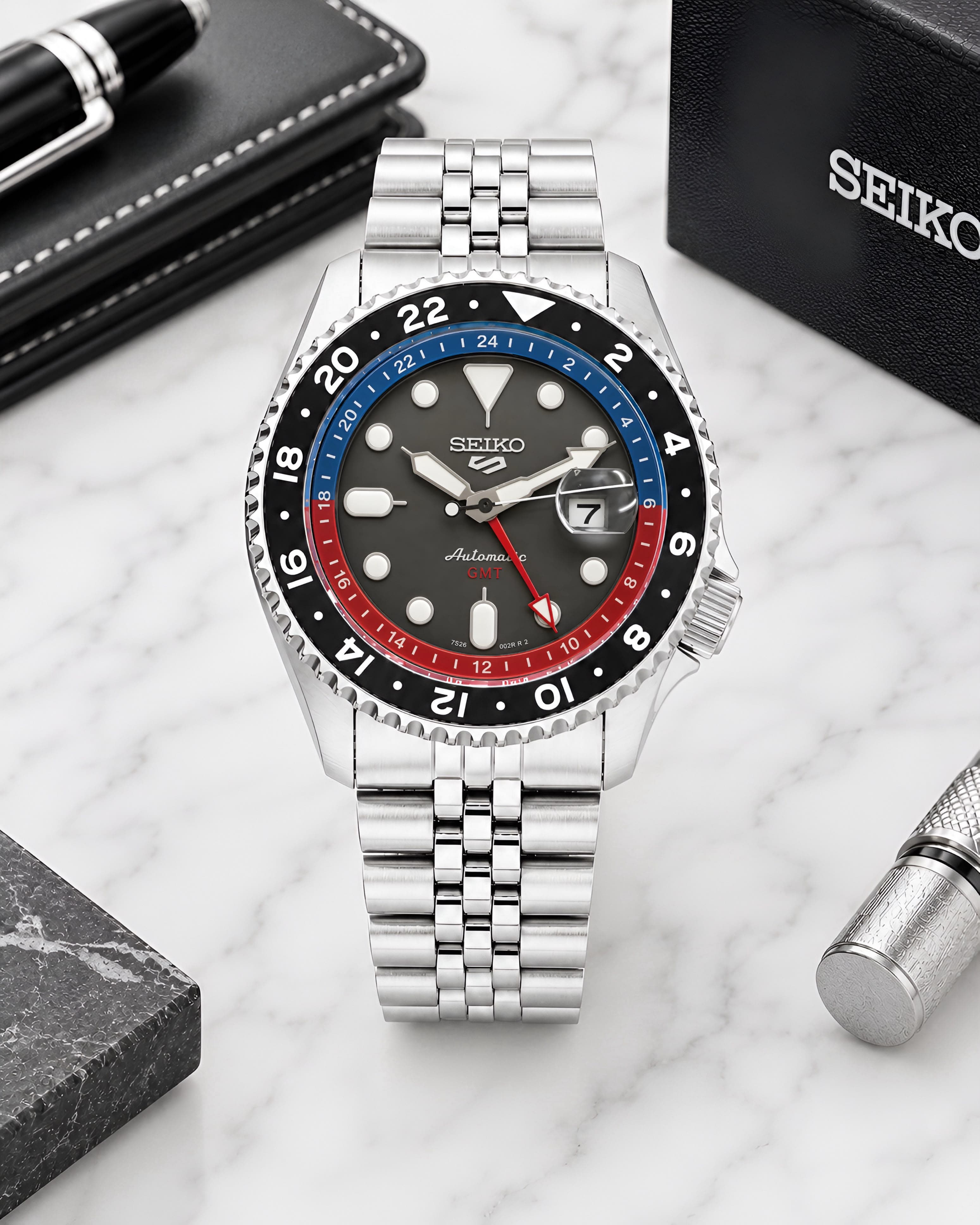 Seiko 5 Sports GMT watch