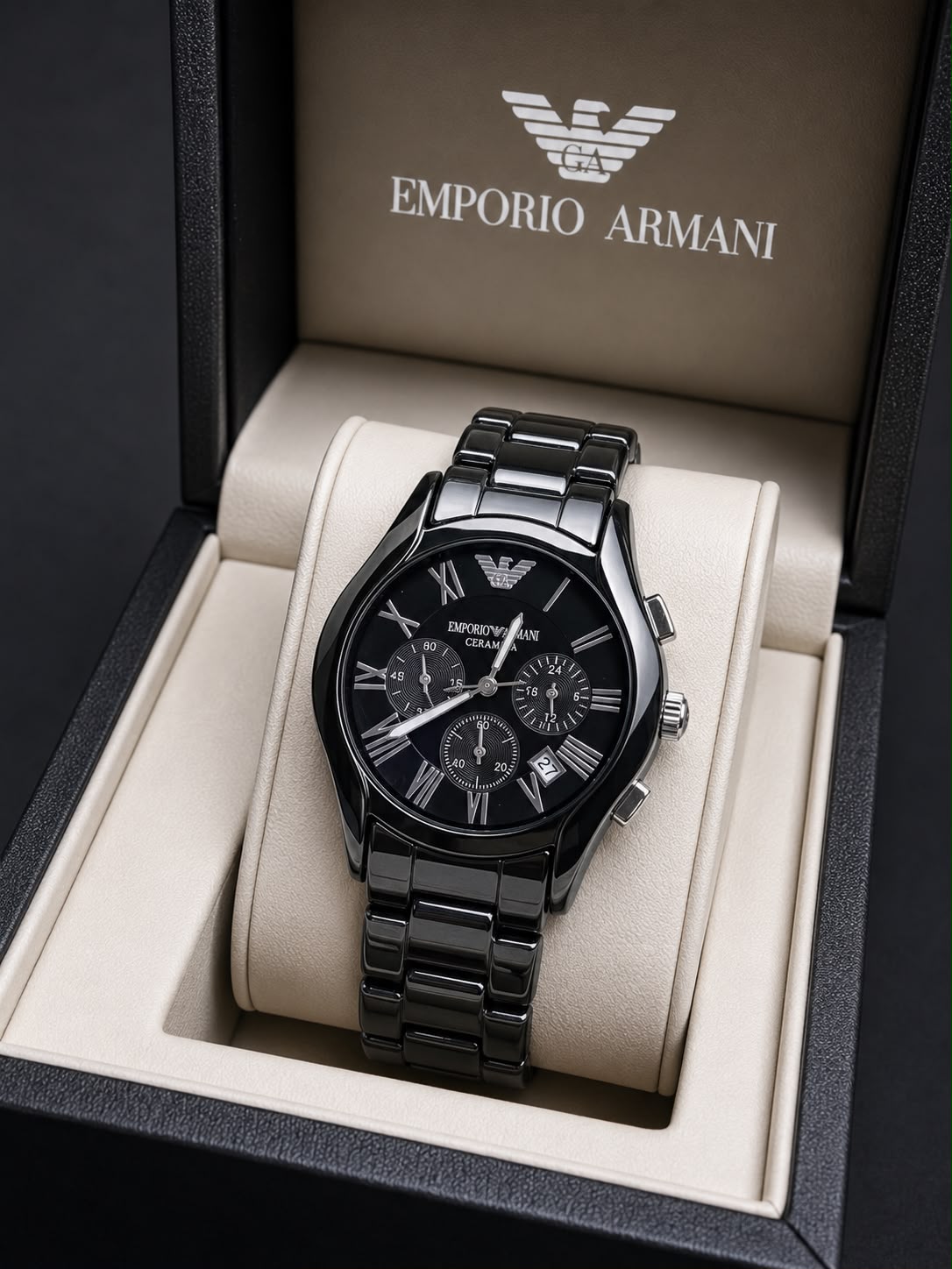 Emporio Armani Men's Ceramic Chronograph Watch