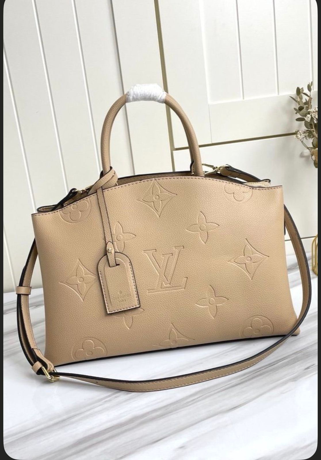 Beige Louis Vuitton