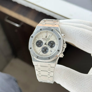 Audemars Piguet Royal Oak Double Balance Wheel Open worked Dial Full Black Automatic Mens Watch