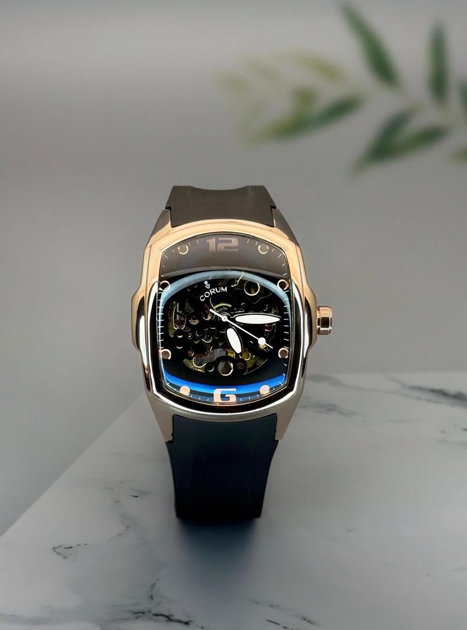 Corum Men Watch Full Automatic Golden — zoomed view