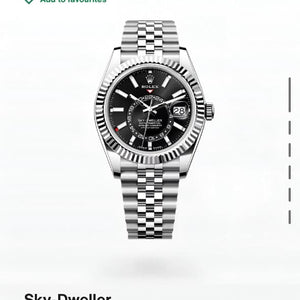 Rolex Premium Sky-Dweller Catalog Model ⌚