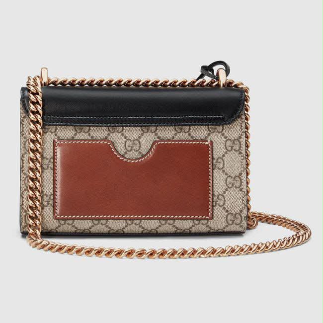 Gucci Small GG Supreme Padlock Shoulder Bag