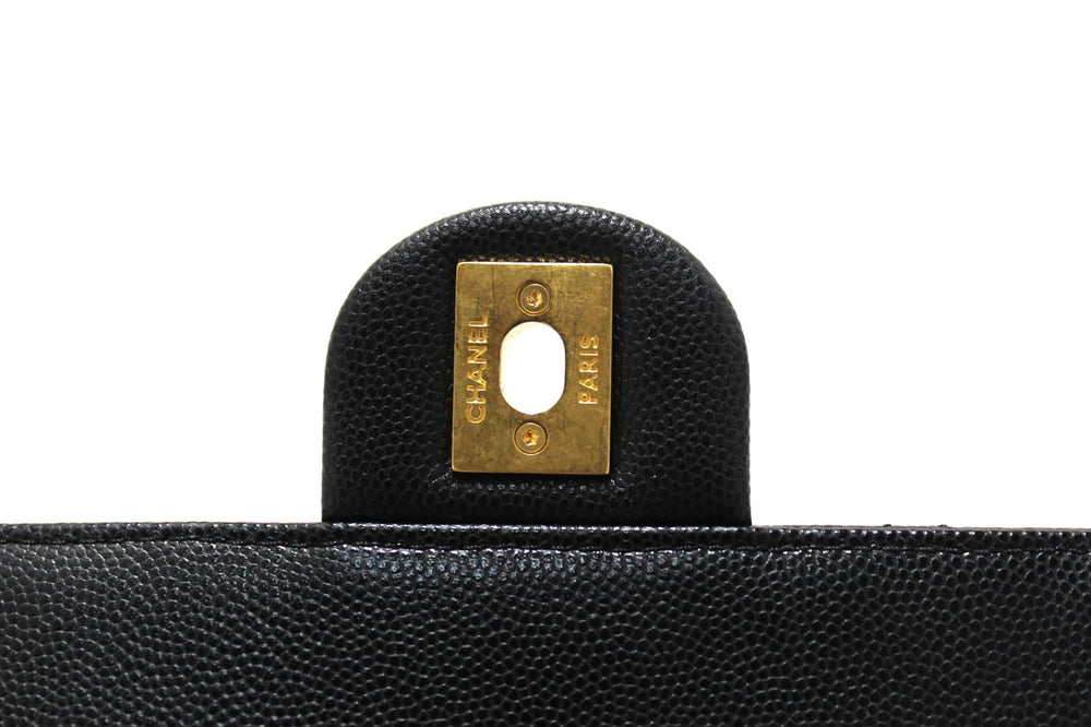 black Chanel 23k handbag