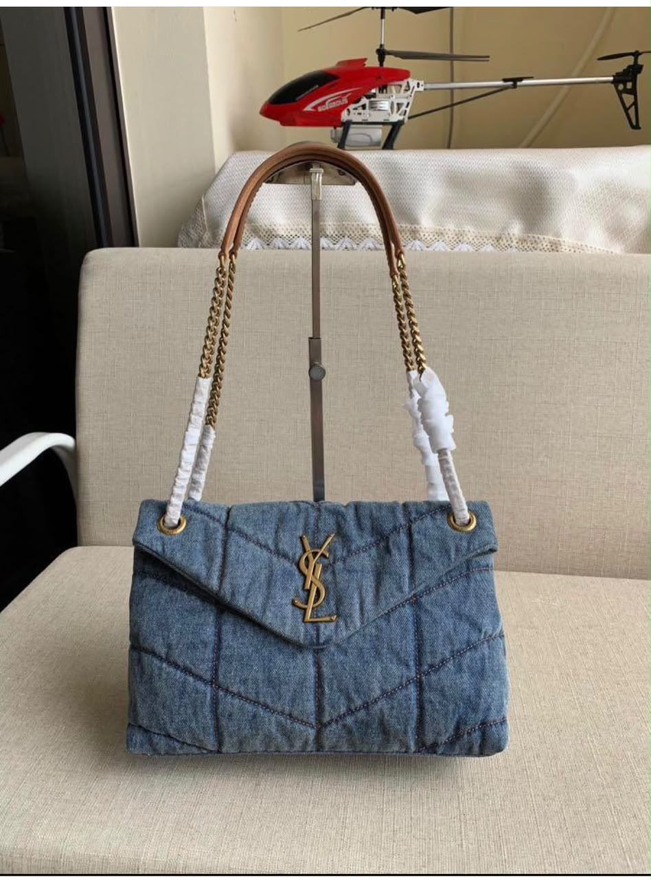Saint Laurent Loulou Puffer bag i